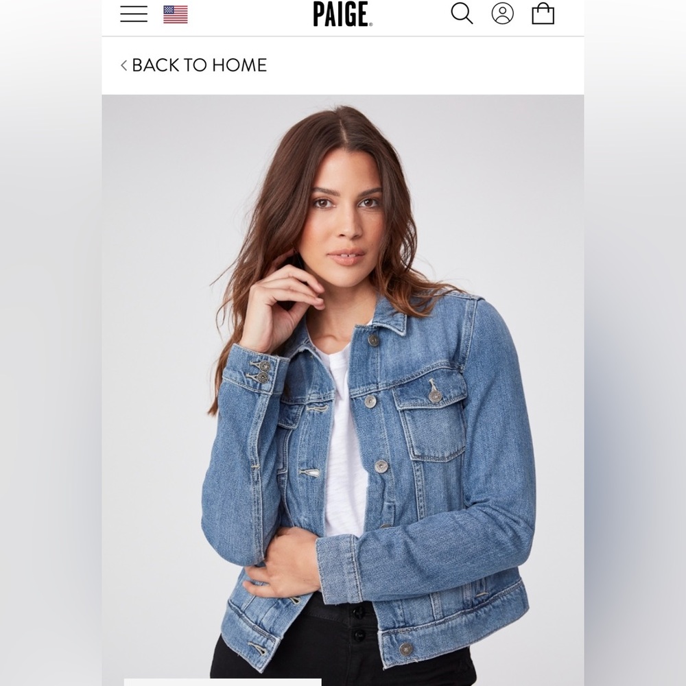 NWT PAIGE denim jacket XS